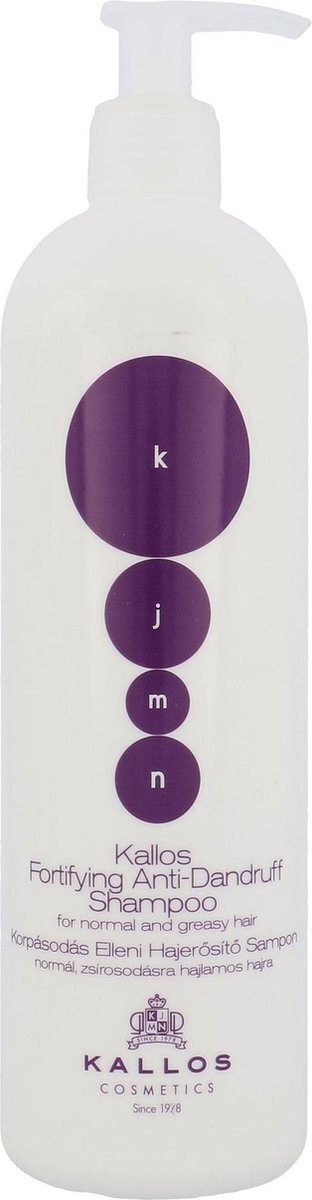 Kallos - KJMN Fortifying Anti Dandruff Shampoo ( Greasy Hair ) - 500ml