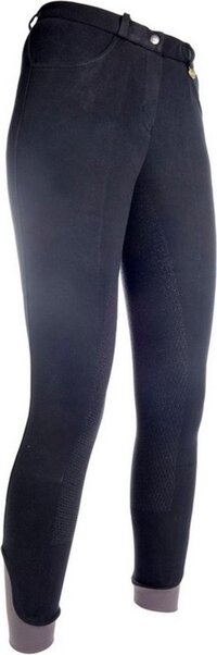 HKM Rijbroek Kate Silicone Fullseat - maat 158 - black