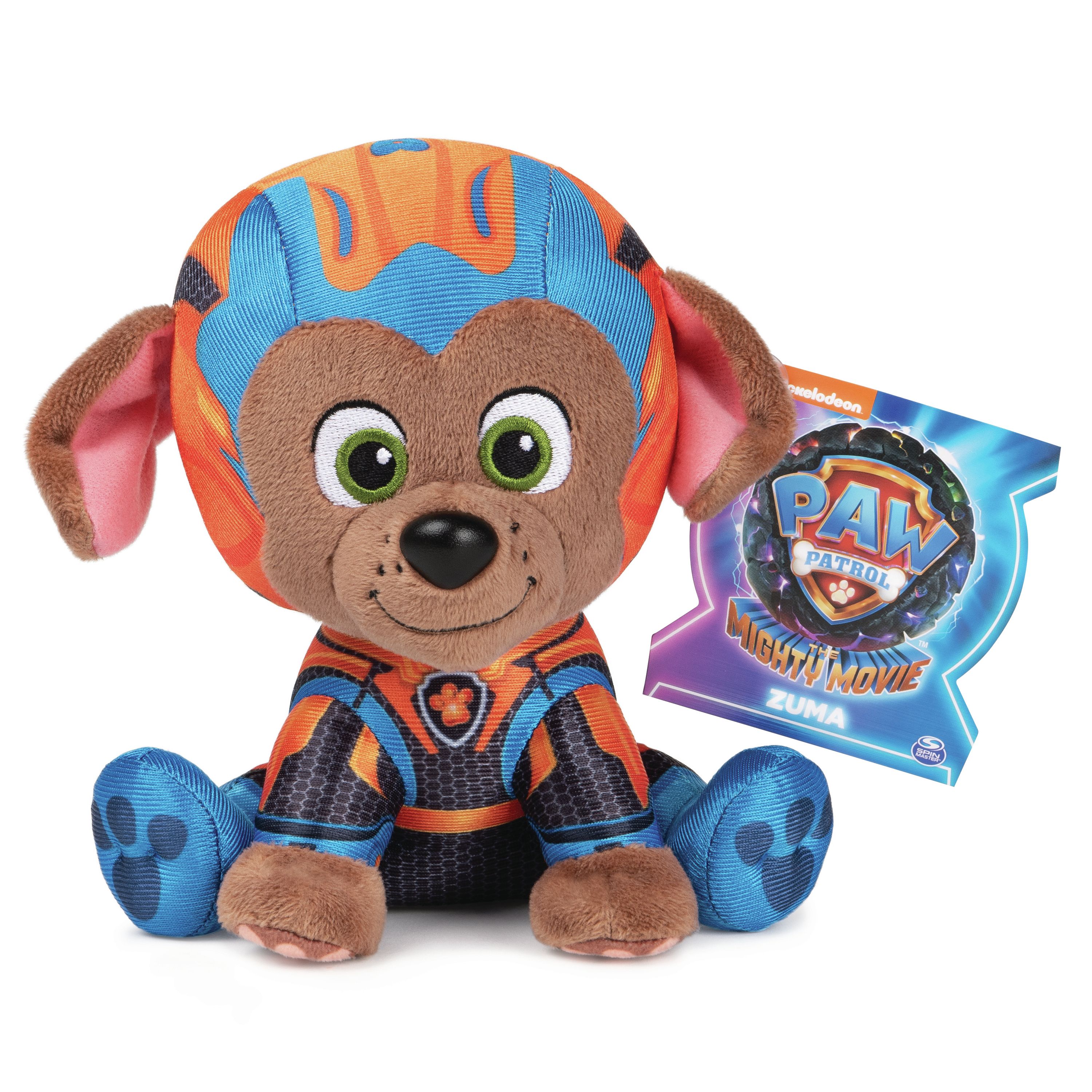 Spin Master GUND PAW Patrol The Mighty Movie - Zuma Knuffel - 15 cm