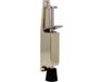 AMIG Deurvastzetter - 1x - 120 x 25mm - 28mm slag - voetbediening - doré - verrouillage de porte