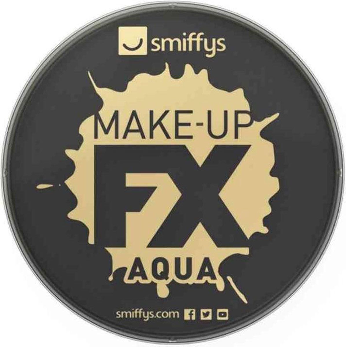 Smiffys Black Make-Up Fx, Aqua Fac - Party Accessories