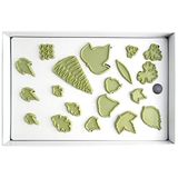 PME 103FF003 JEM 3-bladeruitsteekvormpjes, assortiment, 40-delig, kunststof, ivoor, 33 x 4,5 x 22 cm