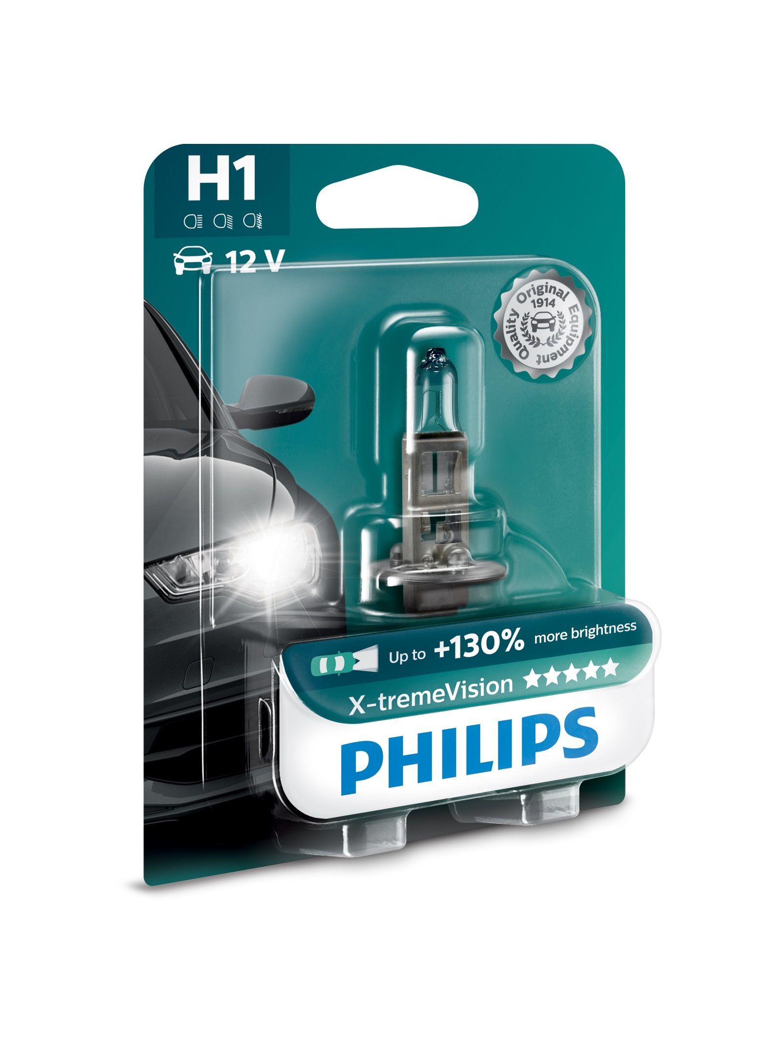 Philips X-tremeVision - H7 - 12V - 3500K - 1 stuk