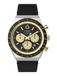 TIMEX Analoog horloge '1970s Q' goud / zwart / zilver