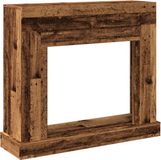 vidaXL Haardombouw 100x30x87,5 cm bewerkt hout oud houtkleurig