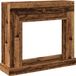 vidaXL Haardombouw 100x30x87,5 cm bewerkt hout oud houtkleurig