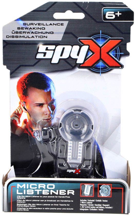 Spy X Spion Micro Listener luisterapparaat voor kinderen spionagespeelgoed