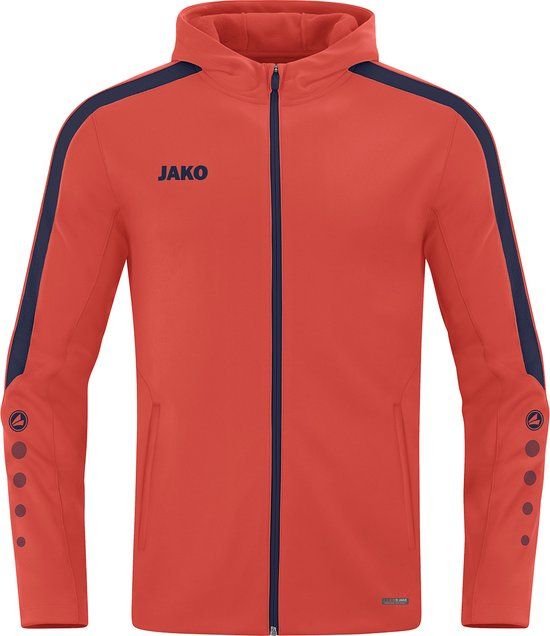 JAKO Power Jas met Capuchon - Oranje/Marine - Maat XL - Heren