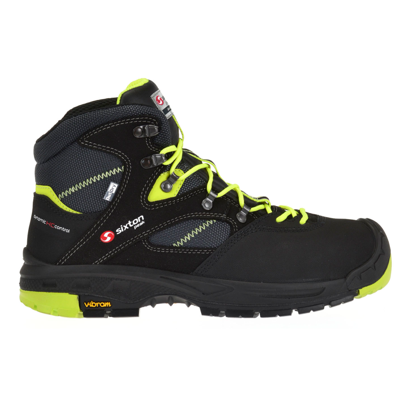 Sixton Peak 30334-00 Ortisei Hoog S3 Hdry | Zwart/Geel | Maat 50