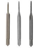 Drill America DWT-serie Qualtech High-Speed stalen handinsnijkraanset, niet-gecoate (helder) afwerking, rond met vierkante eindschacht, #5-40 formaat (Pack van 1)
