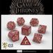 Q-Workshop Game of Thrones Lannister dés - 8 pièces - multi