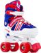 SFR Rolschaatsen - Maat 29-33 - blauw/rood/wit - Kinderen