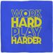 spreuktegel Plenty Gifts Tegeltje Work Hard Play Harder