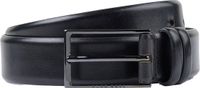 BOSS leren heren riem - zwart