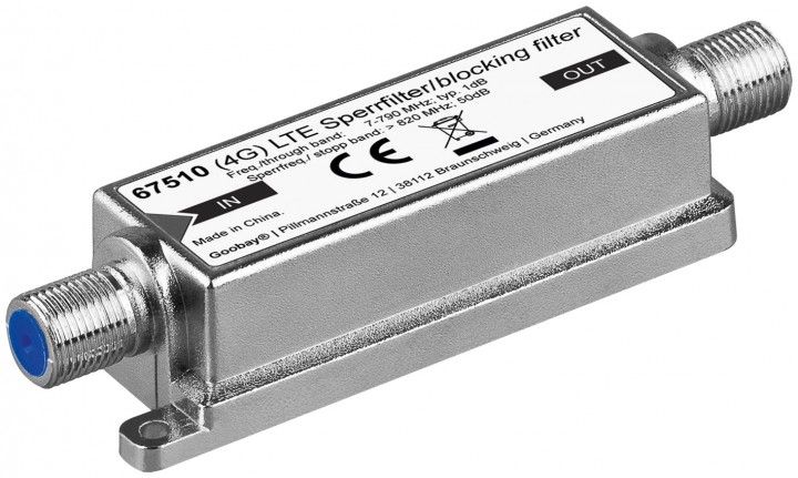 Goobay 67510 - Signaalversterker TV - metallic