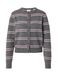 LEVI'S ® Gebreid vest 'Claire' lichtblauw / grijs gemêleerd / kersrood