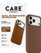 PanzerGlass CARE™ by ® Solo Case Brown iPhone 17 Pro Max mobiele telefoon behuizingen Hoes Bruin