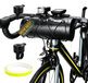 Icecat Sacoche de guidon de vélo imperméable avec bandes réfléchissantes
