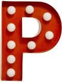 Pusher - STAR LIGHT “P” Decoration ROSSA - Red