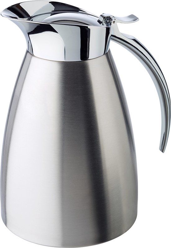 HorecaTraders APS Isoleerkan "Advanced", dubbelwandig RVS, 1 liter