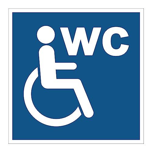 Ambiance Sticker Sticker - Doorgang voor mensen met een handicap - 40 x 40 cm