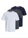 JACK & JONES Shirt 'Paulos' marine / grafiet / wit
