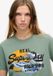 Superdry Tokyo Relaxed T-shirt met vintage logo en print - Dames - T-shirts - Katoen - Korte mouw - Ronde hals - Regular Fit - Casual - Laurel Khaki - Printopdruk