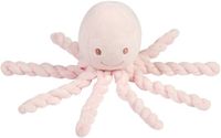 Nattou Lapidou Knuffel Octopus - 22 cm - Roze