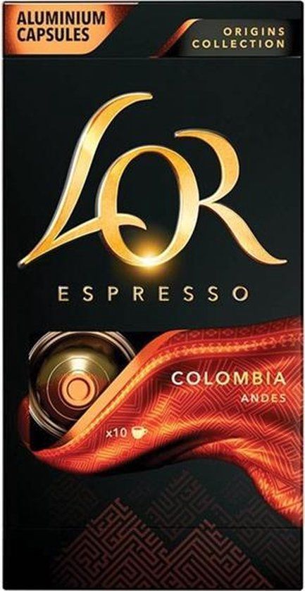 L'or Koffiecups Colombia Intensiteit 8 - 10 stuks