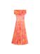 Desigual Jurk zalm roze / rosé / vuurrood