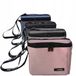 Merkloos Roze thermische lunchtas - perfect voor strand, werk en school