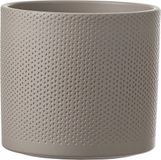 Mica Decorations Era Pot de fleurs - H17,5 x Ø19,5 cm - Taupe