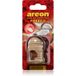 AREON Fresco Luchtverfrisser auto zoete kokosnoot Tropical om op te hangen spiegel hanger fles witte bindingen 3D (set x 3)