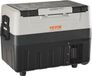 Merkloos / Sans marque Mini koelkast - Mini koelkast voor drankjes - Mini auto koelkast - Draagbare compressor koeler - Koelbox voor kamperen - 55L - AC 100~240V - DC 12/24V - Grijs