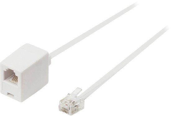 Nedis TCGL90205WT100 Telefoonkabel 10m Wit