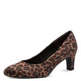 Tamaris Dames Hoge Hakken Sleehak Luipaardprint Bont Textiel 41 EU
