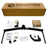 Westfalia Trekhaak afneembaar voor VW Touran (inclusief Cross) (03/2003-09/2015) - met 13-polige specifieke elektrische straal