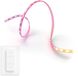 Philips Hue Flux LED strip 4 meter - Lumière Blanche et Colorée - Bandeau Lumineux - Incl. Hue Dimmer Switch - Hue White and Color Ambiance