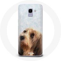 Maniacase Case voor Samsung Galaxy A6 2018 Little Basset Hound Vendéen