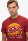 Superdry Great Outdoors Relaxed T-shirt Heren XX-Large Dark Berry