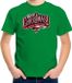 Bellatio Decorations Merry Christmas Kerstshirt / Kerst t-shirt groen voor kinderen - Kerstkleding / Christmas outfit 104/110