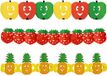 Bellatio Decorations Gezond Fruit Thema Slingers