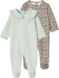 Vertbaudet Ensemble de 2 pyjamas en polaire pour nouveau-nés