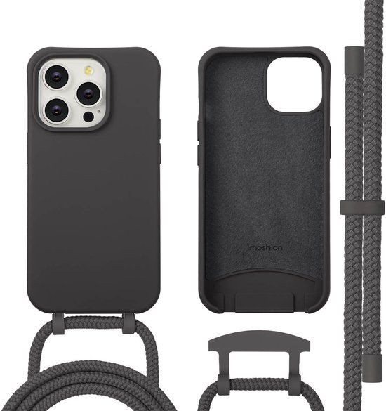 imoshion Color Backcover met afneembaar koord met MagSafe voor de Apple iPhone 14 Pro - Black Coffee