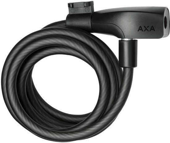 AXA Resolute 8/180 Kabelslot - Zwart - 180cm