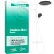 hansgrohe Raindance Alive S Puro - Douchesysteem met thermostaat, regendouche (300 mm) met douchekraan, handdouche (3 jets incl. PowderRain), doucheslang, glijstang en douchekop, mat wit, 24592700