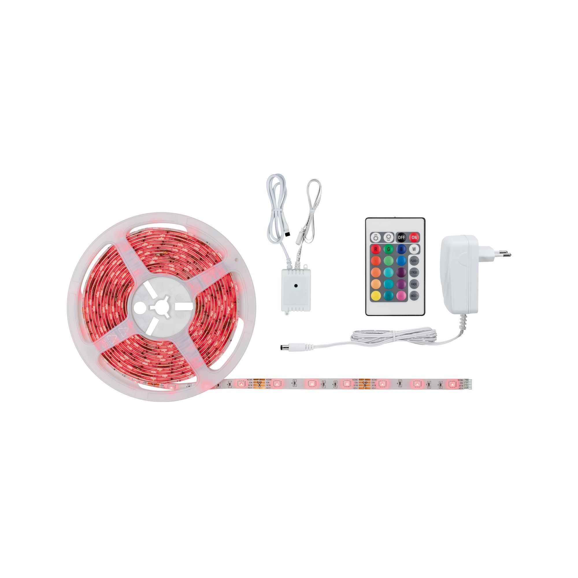 Paulmann SimpLED Strip Set 5 m 20W RGB Gecoat - Wit