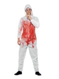 Smiffys Bloody Forensisch overall kostuum L - Size 42"-44" rood