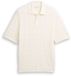 Tom Tailor Pullover en maille avec col polo - Taille L - Gardenia White