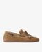 VIA VAI June Loua Mocassins Dames - Suède - Khaki - Maat 38